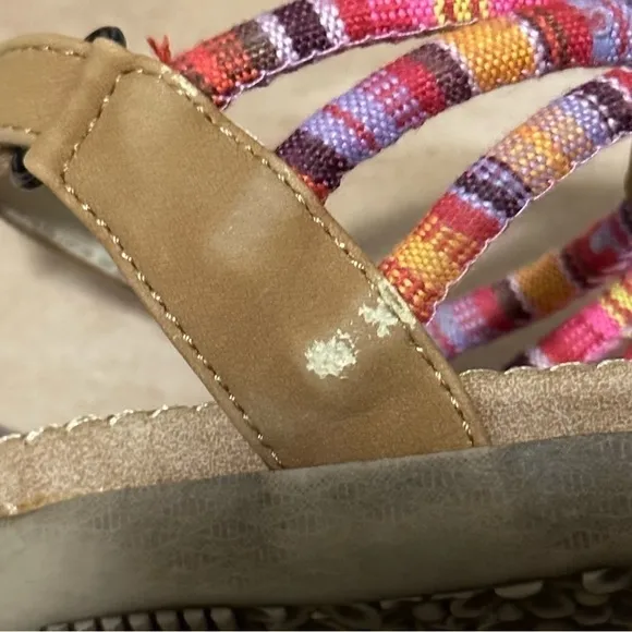 CUTE Boho Volatile little Kids Comfortable Arch Support SandalsSize 12