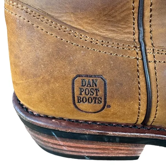 Dan Post Extra Wide Albuquerque Waterproof CompositeToe Work Brown Mens Sz EW12
