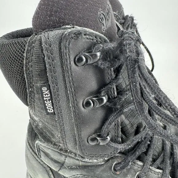 Danner boots mens 11 black kinetic 8 gtx tactical police security lace up