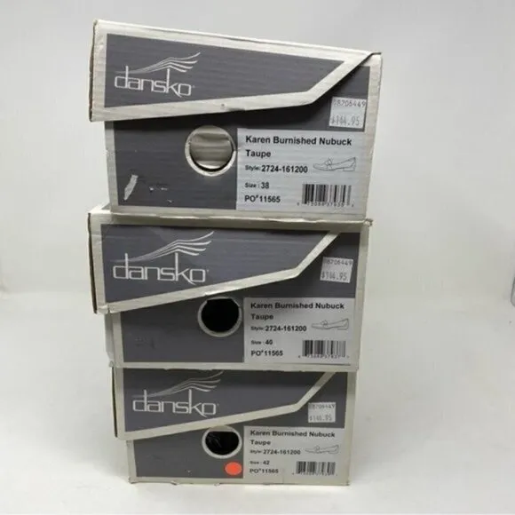 Dansko Karen Flats Burnished Nubuck Taupe