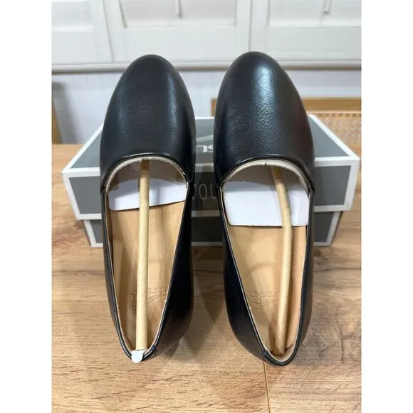 Dansko Larisa Milled Nappa Slip On Flats Black Leather Size 5.5/6 US 36 EU NIB