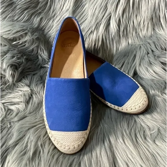 Dansko Lesley Nubuck Espadrille Flats in Cobalt Blue Sz. EU37 Sz. 6.5