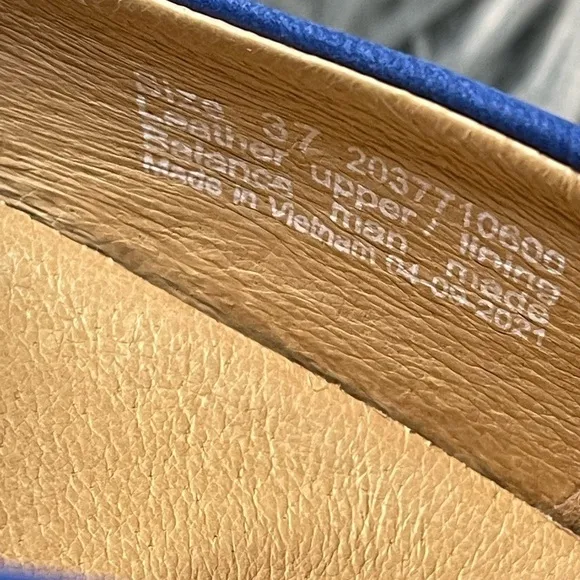 Dansko Lesley Nubuck Espadrille Flats in Cobalt Blue Sz. EU37 Sz. 6.5
