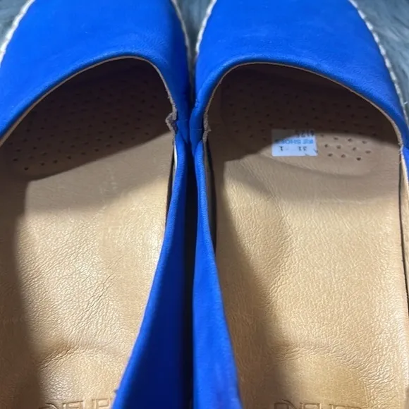 Dansko Lesley Nubuck Espadrille Flats in Cobalt Blue Sz. EU37 Sz. 6.5
