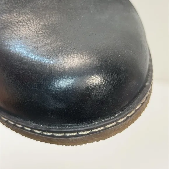 Dansko Lilliana Black Leather Hidden Wedge Loafers Size 39(8.5-9)