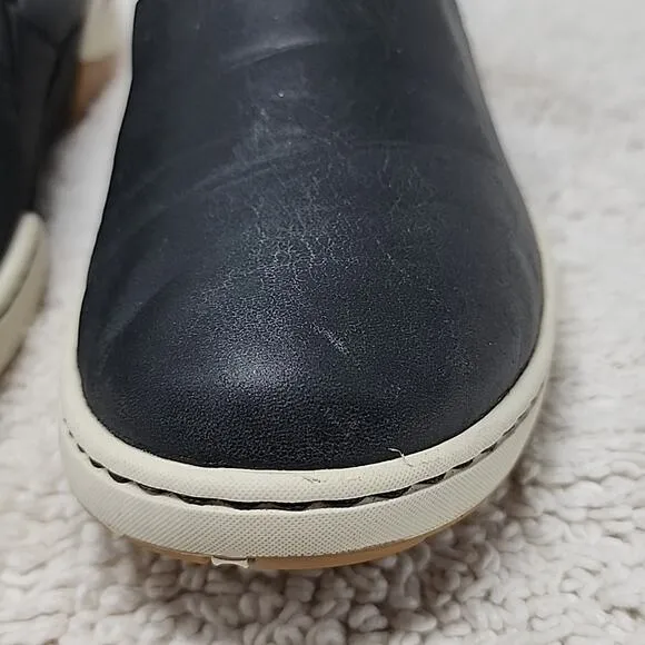 DANSKO STYLE ● REBA BLACK LEATHER SLIP ONS VERY 😍 COMFORTABLE LADIE 37.0  VGUC