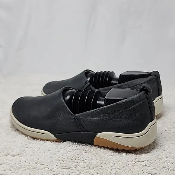 DANSKO STYLE ● REBA BLACK LEATHER SLIP ONS VERY 😍 COMFORTABLE LADIE 37.0  VGUC