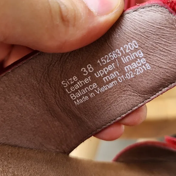 Dansko Vienna slide red sandals