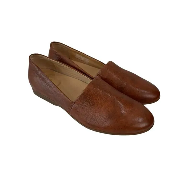 Dansko Womens Slip-On Loafers Brown Leather Shoes Size 36 EU