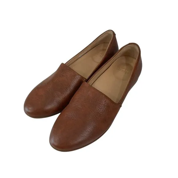 Dansko Womens Slip-On Loafers Brown Leather Shoes Size 36 EU