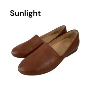 Dansko Womens Slip-On Loafers Brown Leather Shoes Size 36 EU