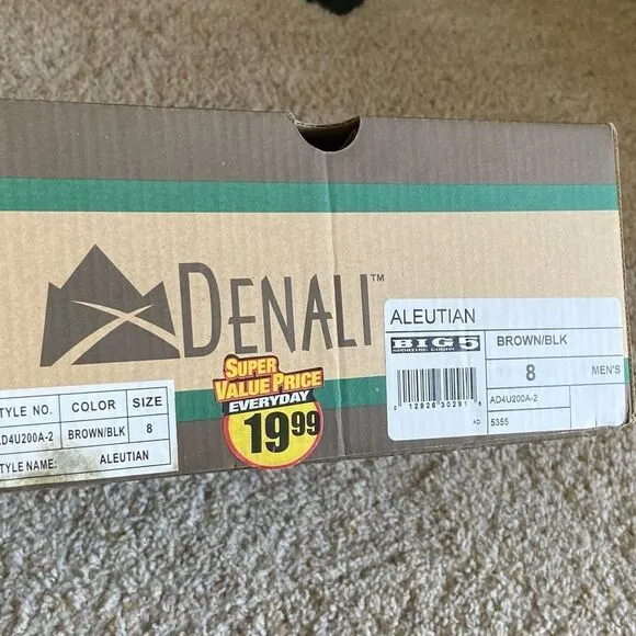 Denali Aleutian Brown Outdoor Slip On Trail Shoes Size 8