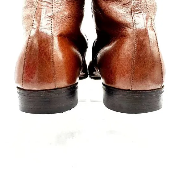 DIOR Vintage Leather Chelsea Boots – Unisex Androgynous Indie Sleaze Classic EUC