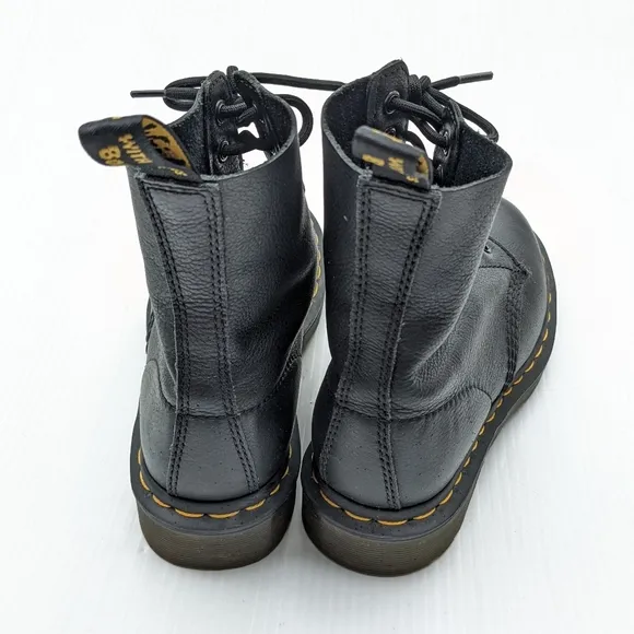DOC MARTENS 1460 Pascal black lace-up combat boots