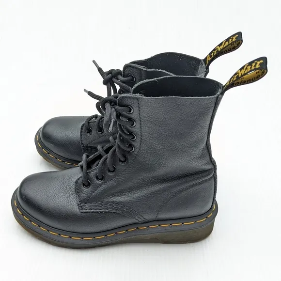 DOC MARTENS 1460 Pascal black lace-up combat boots