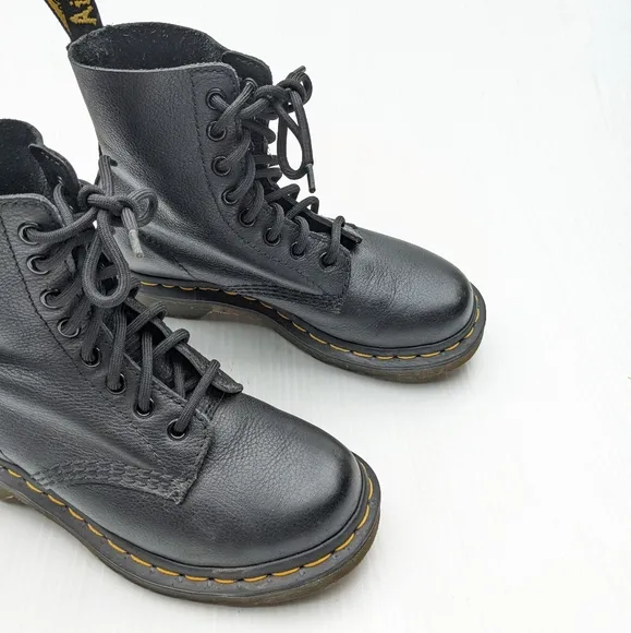 DOC MARTENS 1460 Pascal black lace-up combat boots