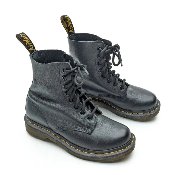DOC MARTENS 1460 Pascal black lace-up combat boots