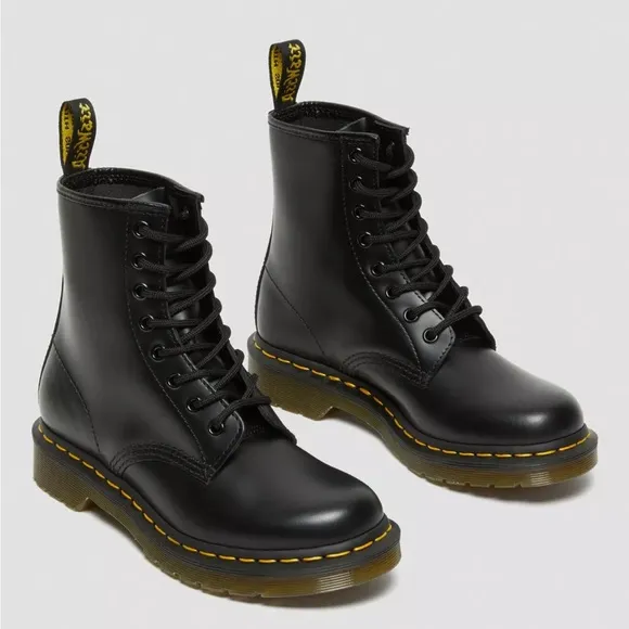 Doc martens lace up boots
