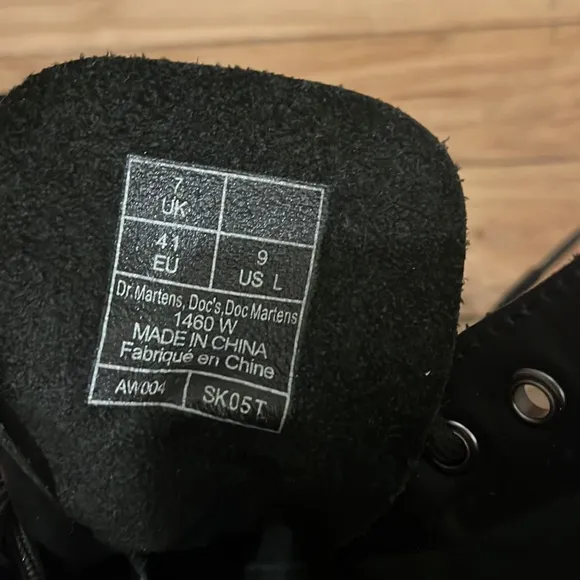 Doc martens lace up boots
