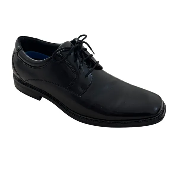 Dockers Black Dress Shoe Slip Resistant Slip On Tie Oxford Loafers Mens Size 11