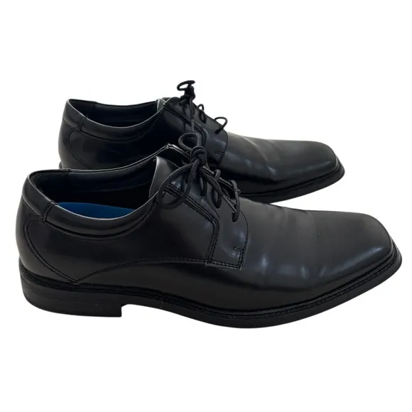 Dockers Black Dress Shoe Slip Resistant Slip On Tie Oxford Loafers Mens Size 11