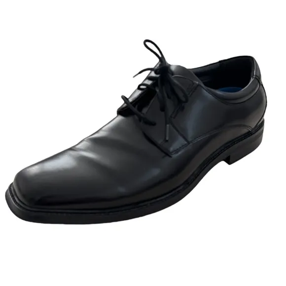 Dockers Black Dress Shoe Slip Resistant Slip On Tie Oxford Loafers Mens Size 11