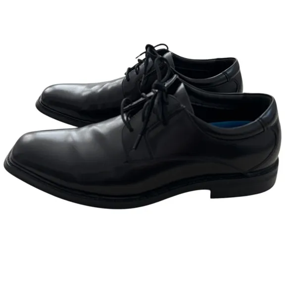 Dockers Black Dress Shoe Slip Resistant Slip On Tie Oxford Loafers Mens Size 11
