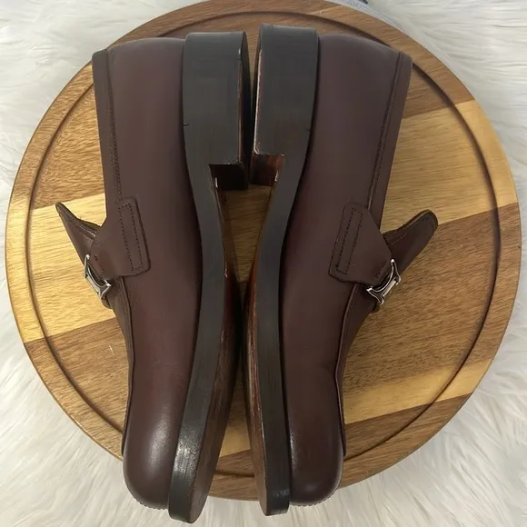 DOLCE &amp; GABBANA l Mahogany Brown Work Casual Mens Loafers Preppy Size 6.5