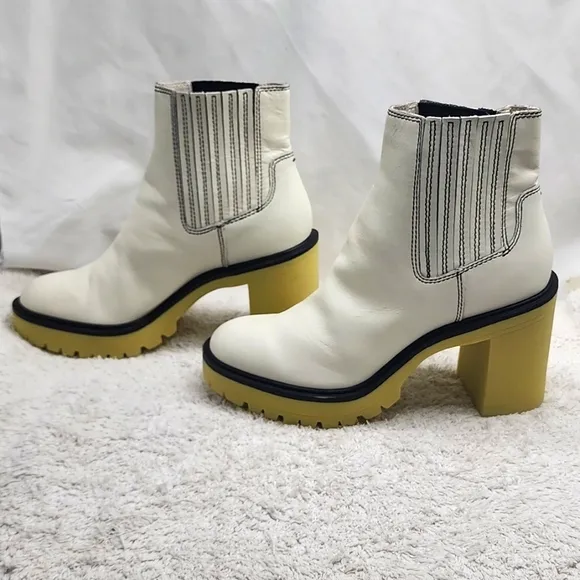 DOLCE VITA CASTER H20 NICE🌧WATERPROOF🌧 PLATFORM BOOTS LADIES 8.5 NWOB