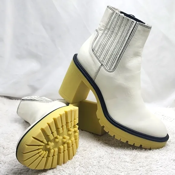 DOLCE VITA CASTER H20 NICE🌧WATERPROOF🌧 PLATFORM BOOTS LADIES 8.5 NWOB
