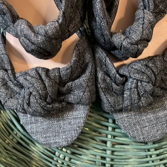 DOLCE VITA JENE DOUBLE KNOT ASH DENIM SANDAL