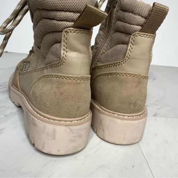 Dolce Vita Lace Up Tan Hiker Boot 6 1/2