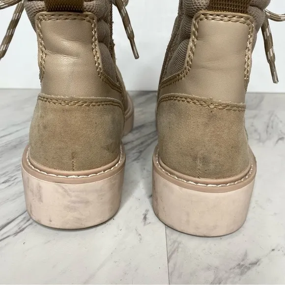 Dolce Vita Lace Up Tan Hiker Boot 6 1/2