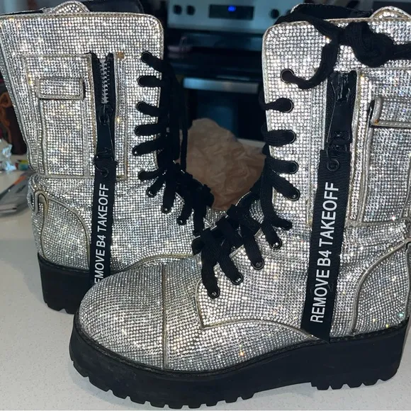 Dolls Kill Billionaire Bling Boots