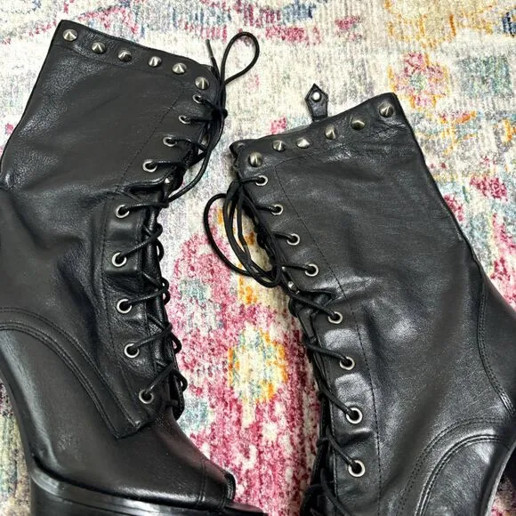 Donald J. Pliner Platform Lace Up Boots