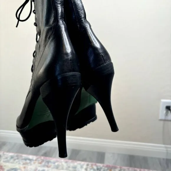 Donald J. Pliner Platform Lace Up Boots