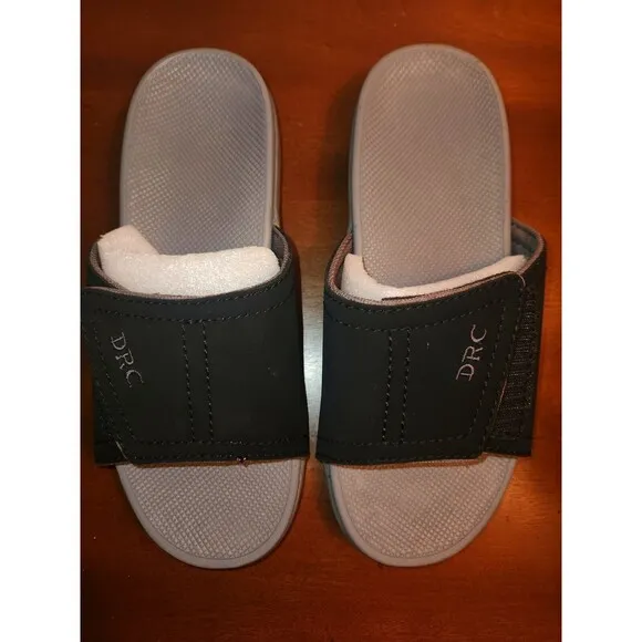 Dr Comfort DRC Sandals Connor Men’s Diabetic Supportive Slides Shoes Size 8