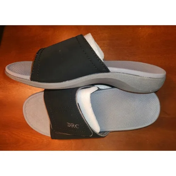 Dr Comfort DRC Sandals Connor Men’s Diabetic Supportive Slides Shoes Size 8
