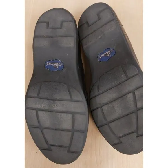 Dr Comfort Mallory Diabetic Loafers Women's Size‎ 10W Black Leather