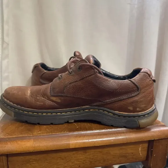 Dr. Doc Martens Mens Work Lug Gum Brown Leather Oxford Size 13 M 47 EU 11487