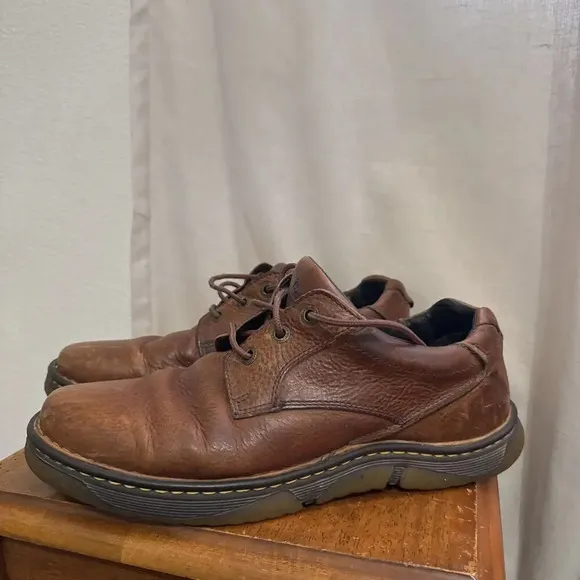 Dr. Doc Martens Mens Work Lug Gum Brown Leather Oxford Size 13 M 47 EU 11487