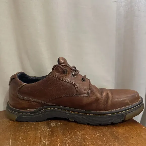 Dr. Doc Martens Mens Work Lug Gum Brown Leather Oxford Size 13 M 47 EU 11487