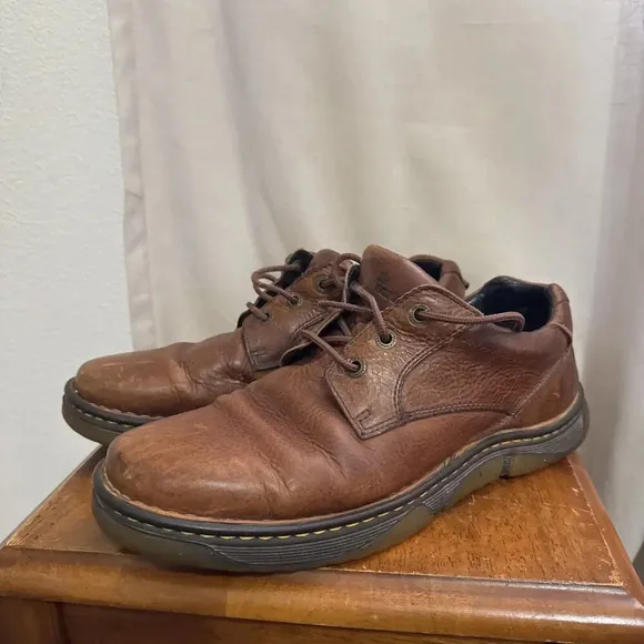 Dr. Doc Martens Mens Work Lug Gum Brown Leather Oxford Size 13 M 47 EU 11487