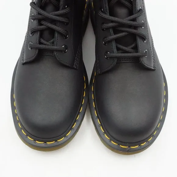 Dr Marten 1460 Greasy Black Lace-Up Boots in box