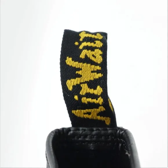 Dr Marten 1460 Greasy Black Lace-Up Boots in box
