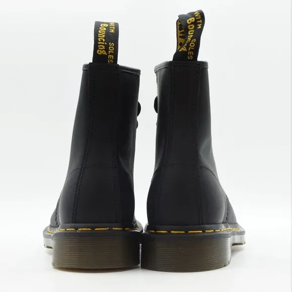 Dr Marten 1460 Greasy Black Lace-Up Boots in box
