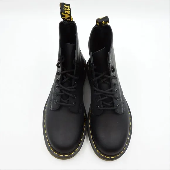 Dr Marten 1460 Greasy Black Lace-Up Boots in box