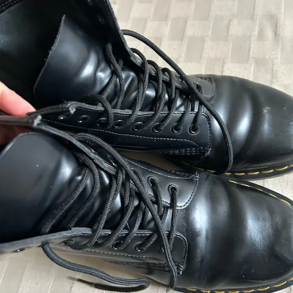 Dr. Martens 1460 Leather Industrial Lace Up Boots