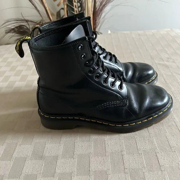 Dr. Martens 1460 Leather Industrial Lace Up Boots