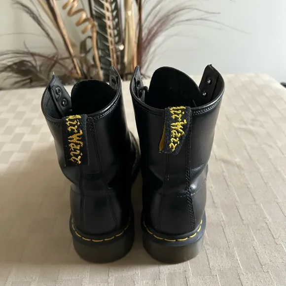 Dr. Martens 1460 Leather Industrial Lace Up Boots